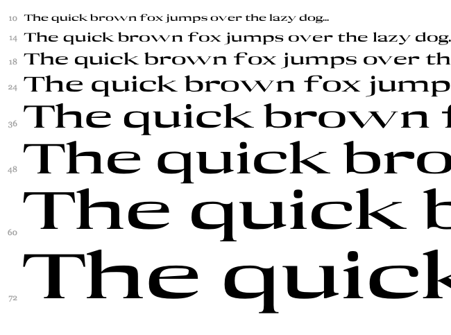 Adon font waterfall
